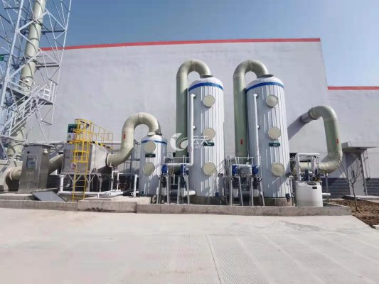 廢氣處理系統成套設備(材質:玻璃鋼)